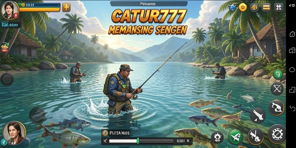 Gameplay seru memancing ikan di CATUR777 dengan grafis menawan.