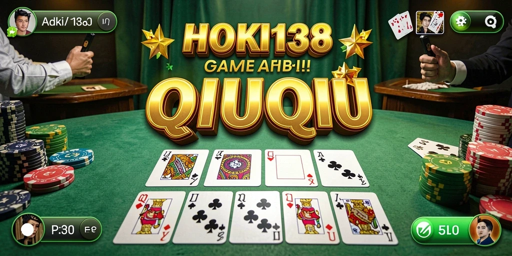 Tampilan gameplay seru dari HOKI138 dengan kartu QiuQiu.