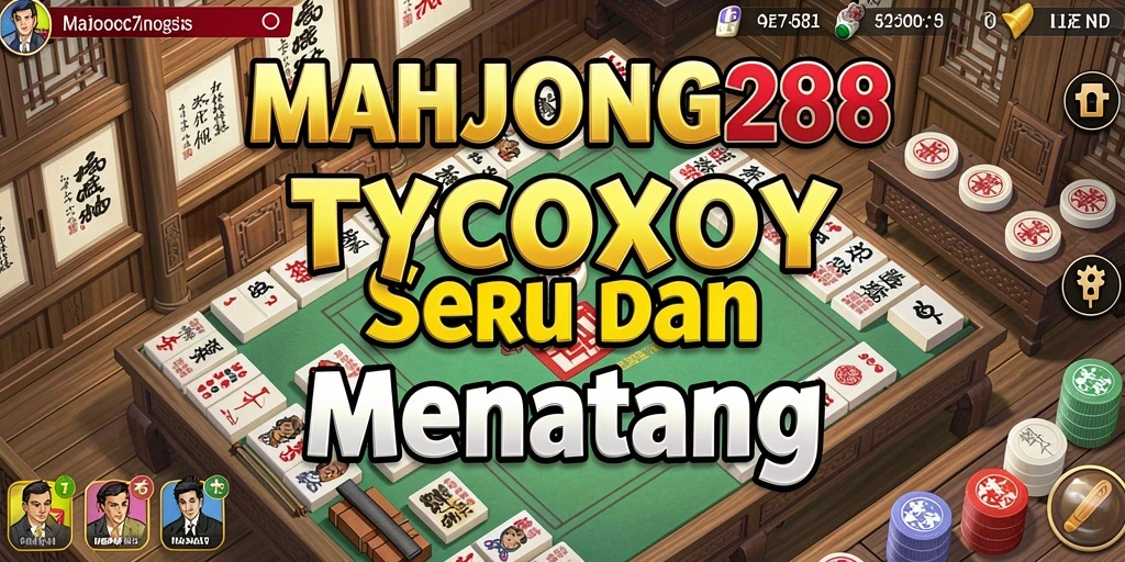 Tampilan gameplay seru MAHJONG288 dengan elemen Tycoon yang menarik.