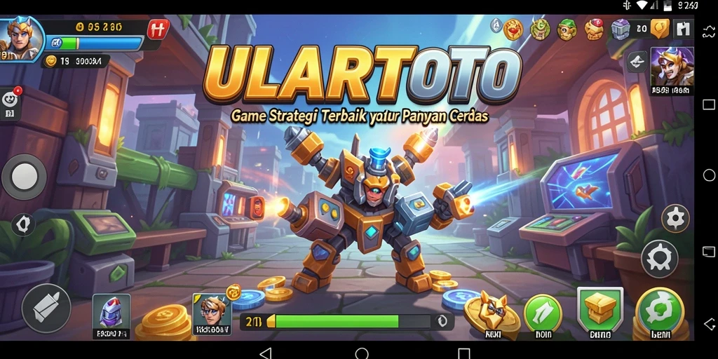 Tangkapan layar ULARTOTO menampilkan aksi strategi yang mendebarkan.