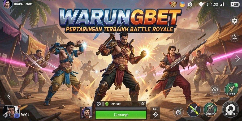 Tampilan gameplay menegangkan dari WARUNGBET yang penuh aksi.