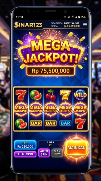 Screenshot proses pengunduhan aplikasi di sinar123.